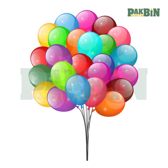Balloons PNG Bundle, 300+ High-Resolution Transparent Clipart - Image 5