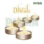 Golden Diwali Clipart Bundle | Diya PNG Pack - Image 4